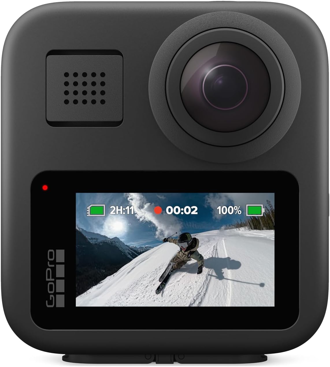 GoPro Max — Caméra d'action Traditionnelle étanche 360 + avec écran Tactile sphérique 5.6K30 vidéo HD 16,6 MP 360 Photos 1080p stabilisation de Diffusion en Direct