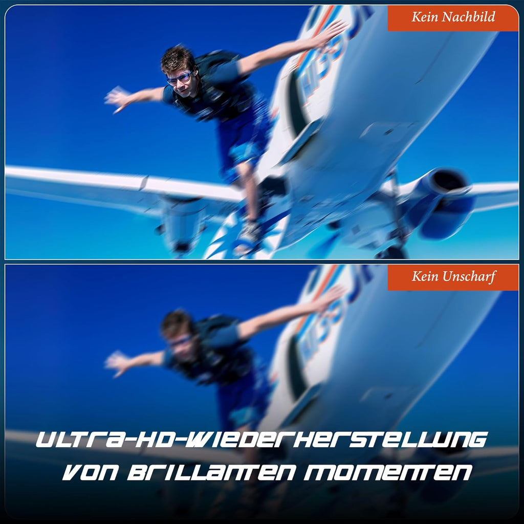 Neue Version der Mini-4K-WLAN-Sportkamera, Taschenformatkamera für Helme, Vlogging-Kamera, Fußgängerkamera, wasserdicht bis 30 m für Abenteuerbegeisterte, multifunktionales Zubehör