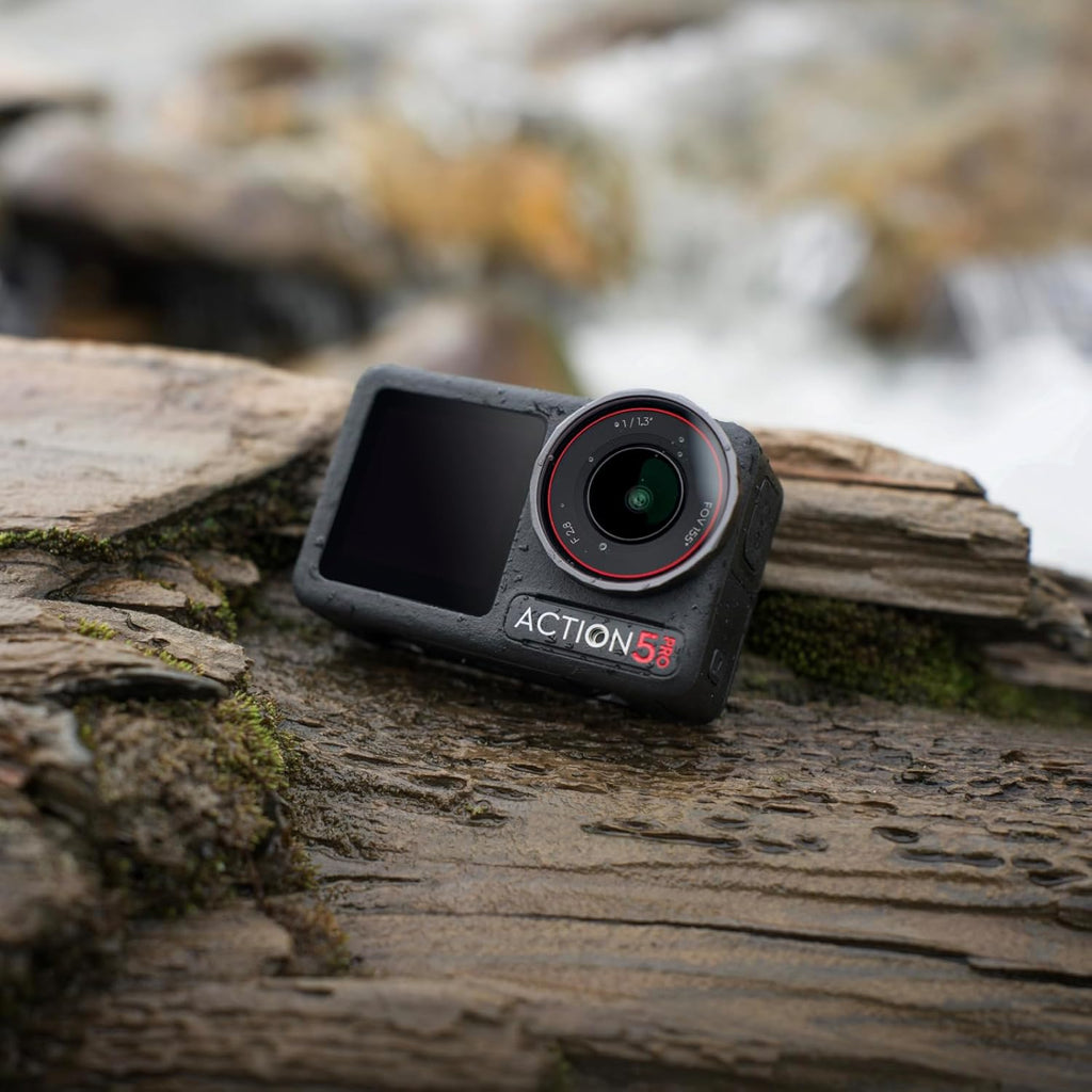 DJI Osmo Action 5 Pro Standard Bundle, Waterproof Camera with 1/1.3" Sensor, 4K/120fps Video, Subject Tracking, Stabilization, Dual OLED Touchscreen, 4K Action Camera Ideal for Sports and Vlogging