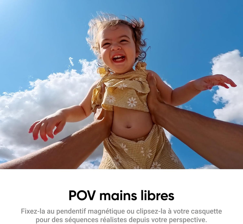 Insta360 GO Ultra Creator Pack Midnight Black without Memory Card – Ultra-Light and Portable Hands-Free 4K Camera, FlowState Stabilization, Cutting-Edge Low-Light Performance