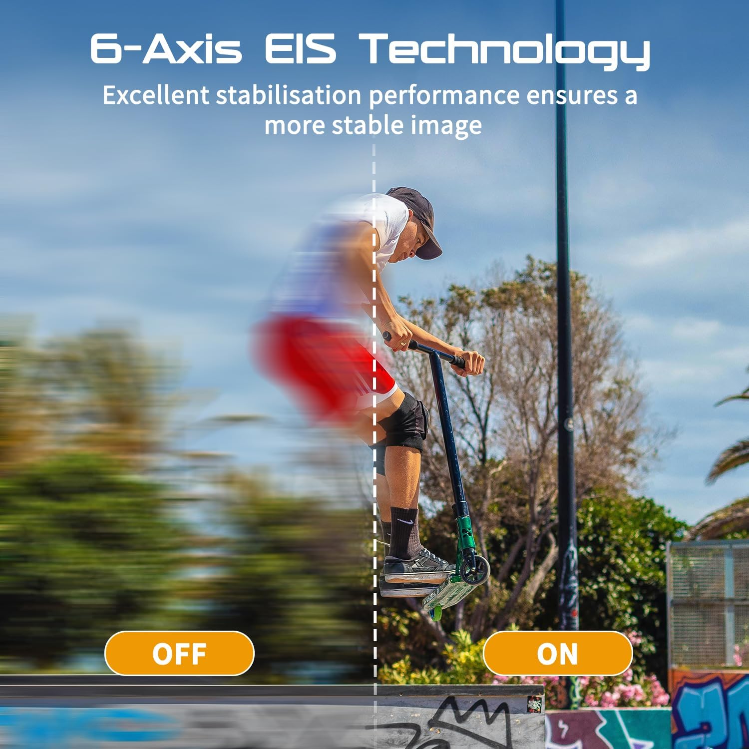 Caméra Sport 4K 60FPS Écran Tactile 64MP avec Stabilisation EIS, Camera Étanche 4K 40M WiFi, 2 Batterie 1350mAh, Carte 64GB Incluse et Étui de Rangement – Action Cam pour Plongée, Vélo, Ski, Voyage