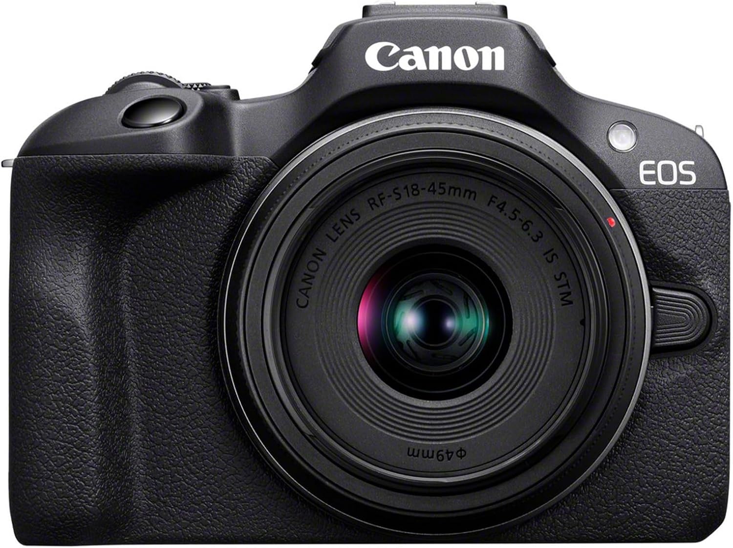 Canon EOS R100 Appareil Photo avec Objectif RF-S 18-45mm F4.5-6.3 is STM, Appareil Photo Hybride APS-C, Autofocus CMOS Dual Pixel, Vidéo 4K, Prise de Vue en Continu Jusqu’à 6,5 IPS, Wi-FI & Bluetooth