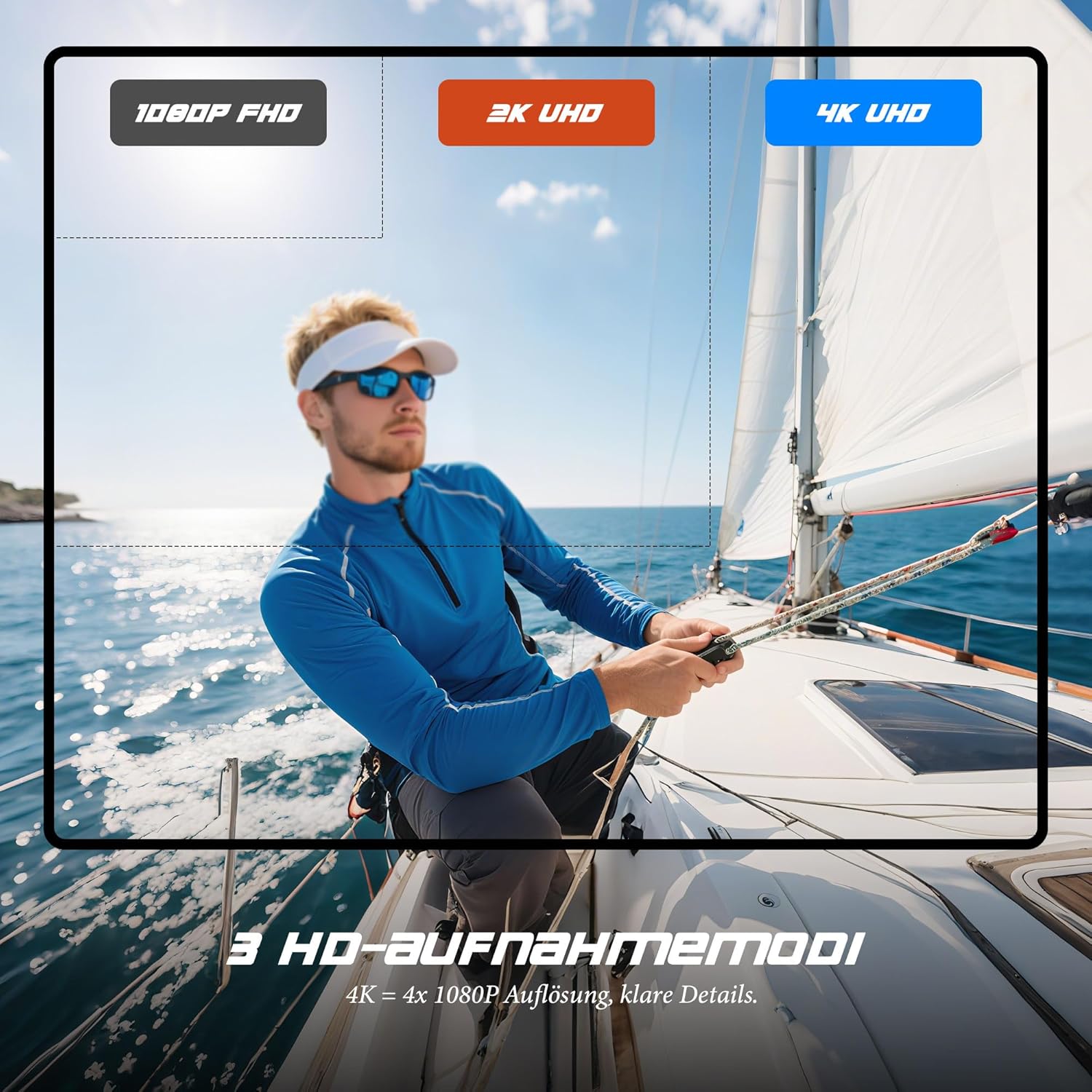 Nouvelle Version Mini Caméra Sport 4K WiFi Camera de Poche pour Casque Camera Vlog Pieton Étanche jusqu'à 30M pour Les Passionnés d'Aventure Accessoires Multifonctions