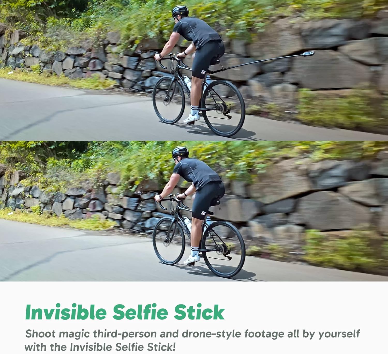 AKASO 360 Kit Vélo - Action Camera Sport à 360° avec Carte Mémoire 128 Go, 5.7K 72MP 360 Vidéo Caméra d'action, Capteurs 48MP 1/2", Stabilisation, 2.29" Écran Tactile, Horizon 360° Lock, Suivi AI