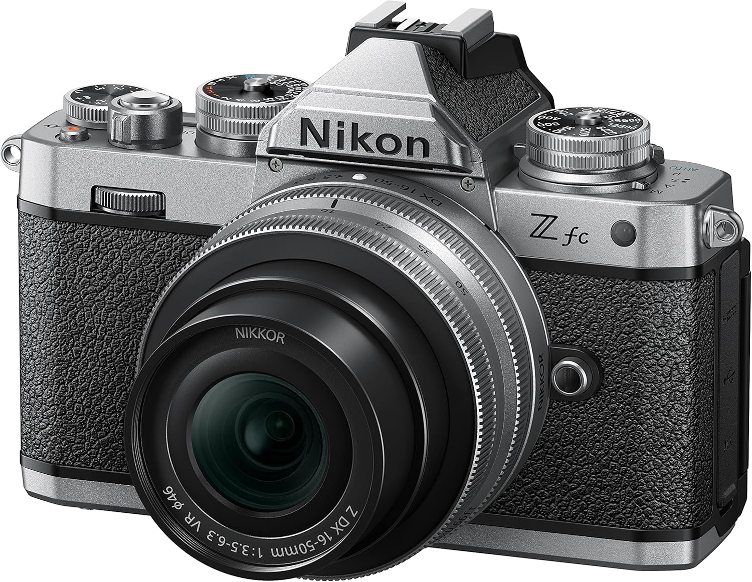 NIKON KIT Z fc + NIKKOR DX Z 16-50 mm VR Série Limitée, appareil photo hybride capteur DX (20,9 MP, 4K/30p, rafale 11 i/s, écran tactile orientable)