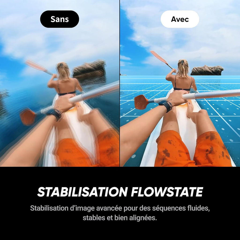 Insta360 Ace Pro – Wasserdichte Action-Kamera mit Leica-Technologie, 1/1,3"-Sensor, KI-Rauschunterdrückung für unübertroffene Bildqualität, 4K-Videoaufnahme mit 120 Bildern pro Sekunde, 2,4"-Klappdisplay und KI-Funktionen